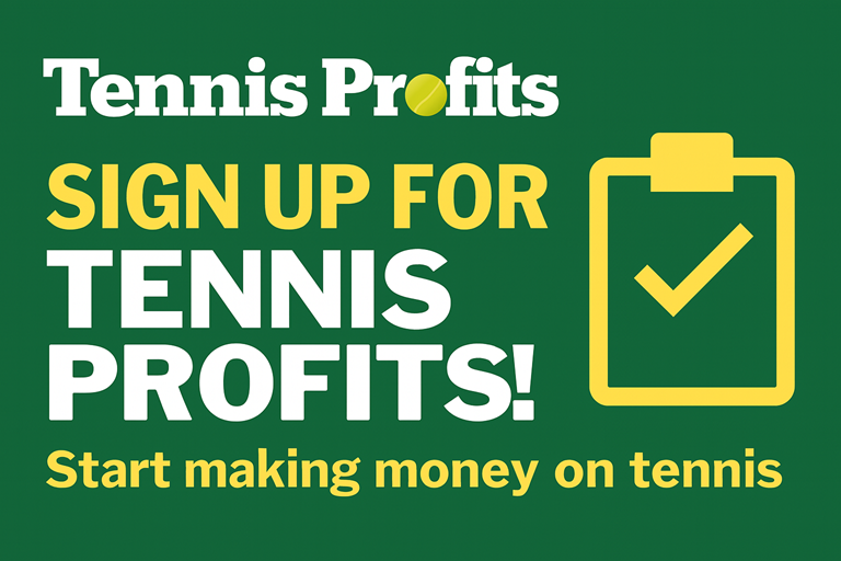 Sign up for Tennis Profits